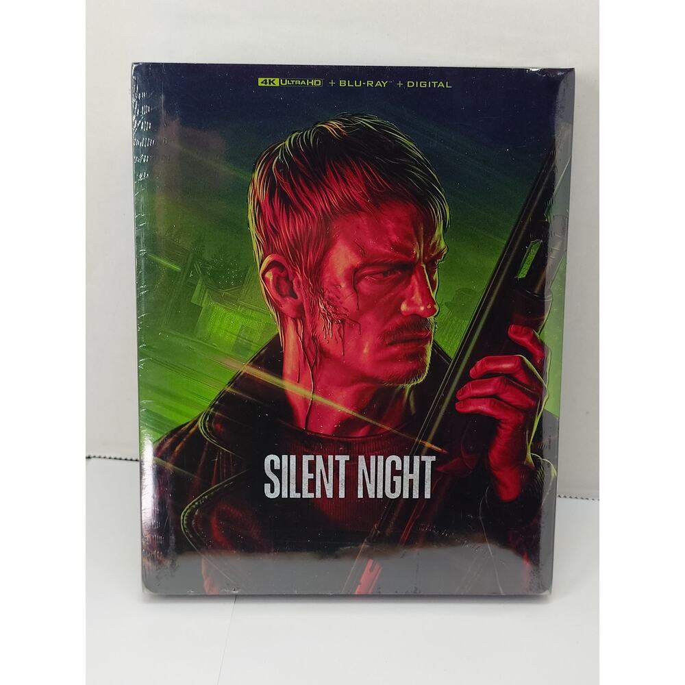 Silent Night 4k Steelbook + bluray+ digital sealed new movie